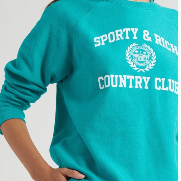 SPORTY & RICH
Varsity crest soft crewneck - Picture 2 of 8
